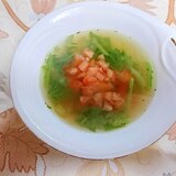 生トマトのスープ